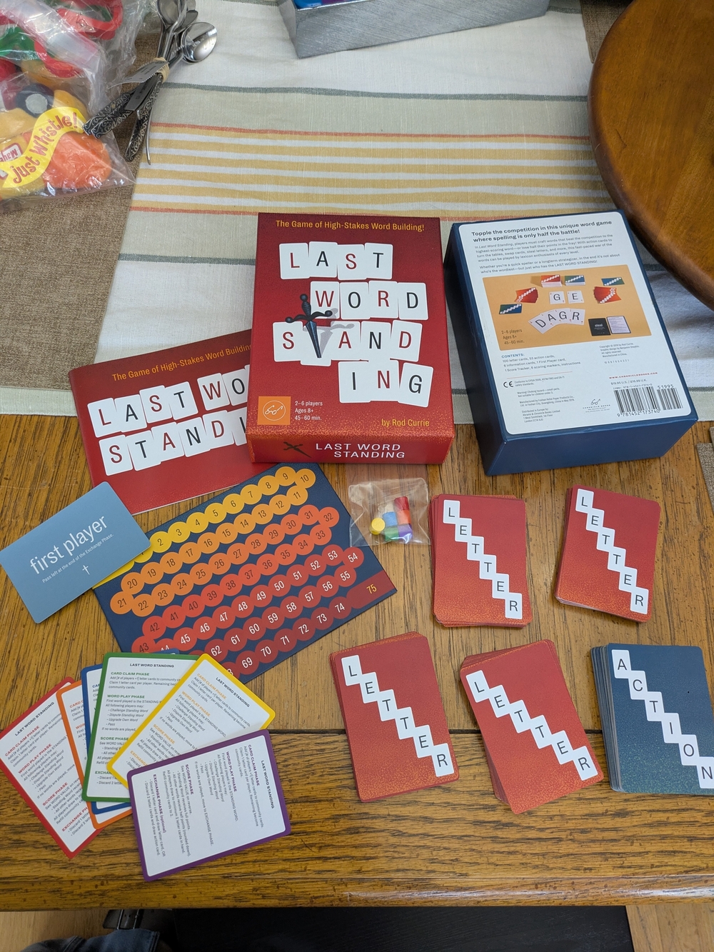 Chronicle Books Last Word Standing Party Game - Red and Blue